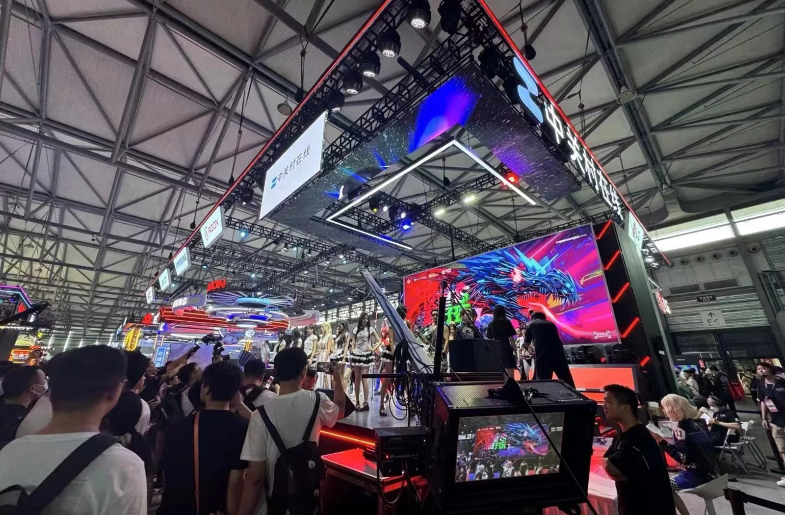 LG ChinaJoy展台现场